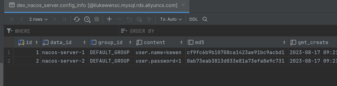 mysql