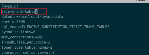 /etc/my.cnf